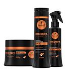 Kit Haskell Encorpa Shampoo 300ml Máscara 300g Fluído 120ml