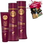 KIT Haskell Liso Com Força Sh Cond 300ml Finalizador 150ml