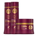 Kit Haskell Liso com Força Shampoo 300ML 1 Condicionador 300ML 1 Mascara 300ML