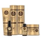 Kit Haskell Mand 300ml Sh cond Masc Leave in 150g Oleo e Rep