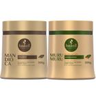 Kit Haskell Máscara Mandioca 500g Hidratação + Máscara Murumuru 500g Nutrição