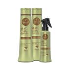 Kit Haskell Matcha Shampoo Condicionador E Fluido 500Ml