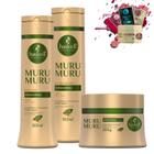 Kit Haskell Murumuru Shampoo Condicionador 300ml Mascara 250
