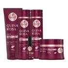 Kit Haskell Quina Rosa Shampoo Cond Masc Leave E Serum 300Ml