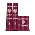 Kit Haskell Quina Rosa Shampoo Condicionador E Mascara 500Ml