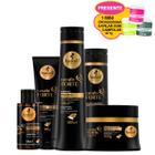 Kit Haskell Shampoo 500ml Cond 300ml Máscara 250g + Leave In + Complexo (Ganhe 1 Mini Cronograma)