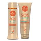 Kit Haskell SOS Verão Pré e Pós Sol Shampoo 300ml e Creme Leave In Mutifuncional 240g