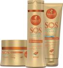 Kit Haskell Sos Verão Shampoo Máscara E Creme Pos Sol 300Ml