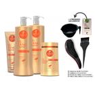 Kit Haskell Tutano 1L Shampoo Cond Másc Creme +Kit Presente