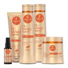 Kit Haskell Tutano Shampoo Cond Masc Leave E Reparador 500Ml