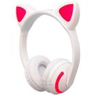 Kit Headphone Orelha Gato Branco Hf-C240Bt + 1 Necessaire