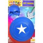 Kit heroi azul 3 peças - Toy Master