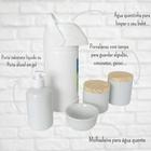 Kit Higiene Bebê Pote Porcelana Tampa Pinus Térmica K041