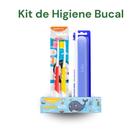 Kit Higiene Bucal: Escova Dental+Estojo de Escova+Gel Dental - Powerdent