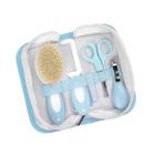 Kit Higiene Cuidados Para O Bebê 5 Peças Com Nécessaire Escova Com Cerdas Naturais - Pimpolho