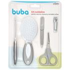 Kit Higiene e Cuidados para bebê Cinza BUBA