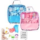 Kit Higiene Para Bebês Completo na Cor Azul ou Rosa
