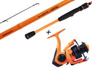 Kit Hikari com Vara Para Molinete 6'4" (1,92m) 10-20lbs HI-S20-641-F-MH + Molinete 4000 - 4 Rolamentos