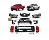 Kit Hilux 16 17 18 19 20 Para 2021 22 23 Transformação com emblema