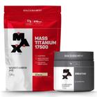 Kit Hipercalórico 1,4kg + Creatina 150g - Max Titanium - Massa Muscular