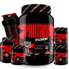 Kit Hipercalórico Muscle Mass + Bcaa + Creatina + Glutamina + Copo - Espartanos Suplementos