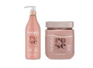 Kit Hobety Rose Gold Shampoo E Máscara 750ml