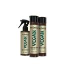 Kit Hobety Vegan Shampoo 300Ml Balsamo 300G Pré-Shampoo