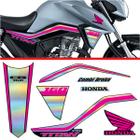 Kit Holográfico para Moto Honda CG Titan 160 anos 2018 a 2020 Pink