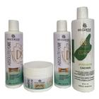 Kit Home Care Com Extrato De Bambu Com Ativador De Cachos