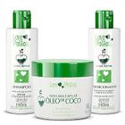 KIT HOME CARE ÓLEO DE COCO 240ml + MÁSCARA DE COCO 300g - LOVE POTION