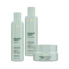 Kit Home Care Proboo Fiber - Shampoo + Condicionador + Máscara ProHall Professional