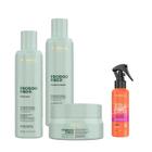 Kit Home Care Proboo Fiber - Shampoo + Condicionador + Máscara + Summer ProHall Professional