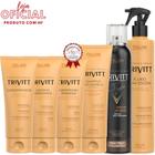 Kit Home Care Trivitt com Hidratação + Leave In 200ml + Fluido Escova + Brilho