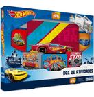 Kit Hot Wheels Box De Atividades Infantil Com Jogos de Carta 4 Anos Menino Menina Copag