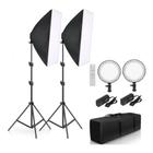 Kit Iluminação Bicolor Estúdio Led P/ Fotografia Video