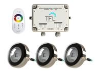 Kit Iluminação Piscina - Contr Touch + 3 Leds Rgb 9W Tholz - Tfl Automacao / Tholz