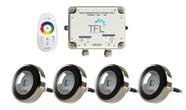 Kit Iluminação Piscina - Contr Touch + 4 Leds Rgb 9W Tholz - Tfl Automacao / Tholz