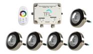 Kit Iluminação Piscina - Contr Touch + 5 Leds Rgb 9W Tholz - Tfl Automacao / Tholz