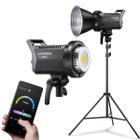 Kit Iluminador Led Godox La200d Litemons 230w Daylight Luz Contínua Fria Com Tripé