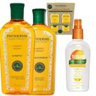 Kit Iluminador Phytoervas Shampoo + Condicionador 250ml Camomila + Sun in Clareador Cabelos