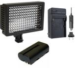 Kit Iluminador Profissional LED VL003-150 + Bateria NP-550 + Carregador