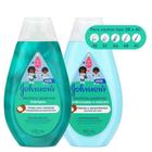 Kit Infantil Crespo e Cacheado: Shampoo 400ml + Condicionador Blackinho Poderoso 380ml Johnson's Baby