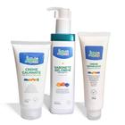 Kit Infantil Cuidados com a Pele com Sabonete em Gel, Creme Reparador e Creme Calmante