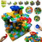 Kit Infantil Hot Pista Bolinhas De Gude Blocos Montar Colorido Educativo