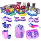 Kit Infantil Mercado Completo Cozinha Comida Louça 62pç