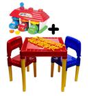 Kit Infantil Mesa Educativa Tritec + Brinquedo Baby Garagem - Big Star e Tritec