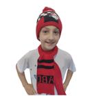 Kit Infantil Touca Lã Pelúciada Cachecol Elite Cor: Vermelho