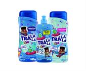 Kit infantil tra la la nutrikids shampoo condicionador creme pentear