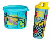 Kit Infantil Tupperware - Copo Com bico 470 ml+ Tupper Redondinha Skate 500 ml