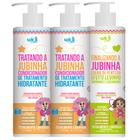 Kit Infantil Widi Care Jubinha 2x Condicionadores + Creme Levinho